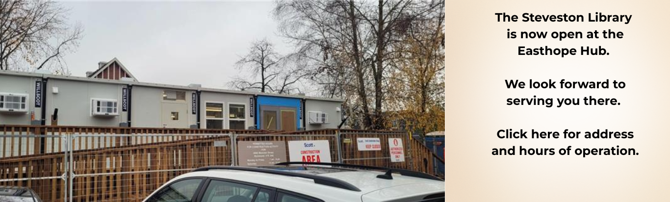 Steveston is now open at Easthope Hub