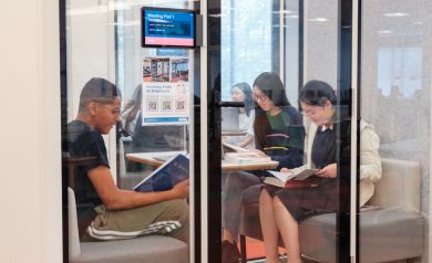 Bookable study spaces